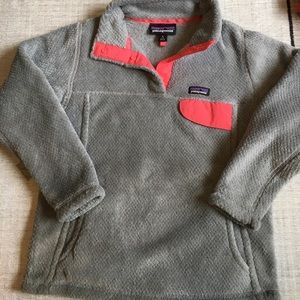 Children’s Patagonia fleece Pull over jacket 7–8